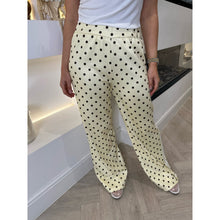 Lemon Polka Dot Stripe Side Joggers
