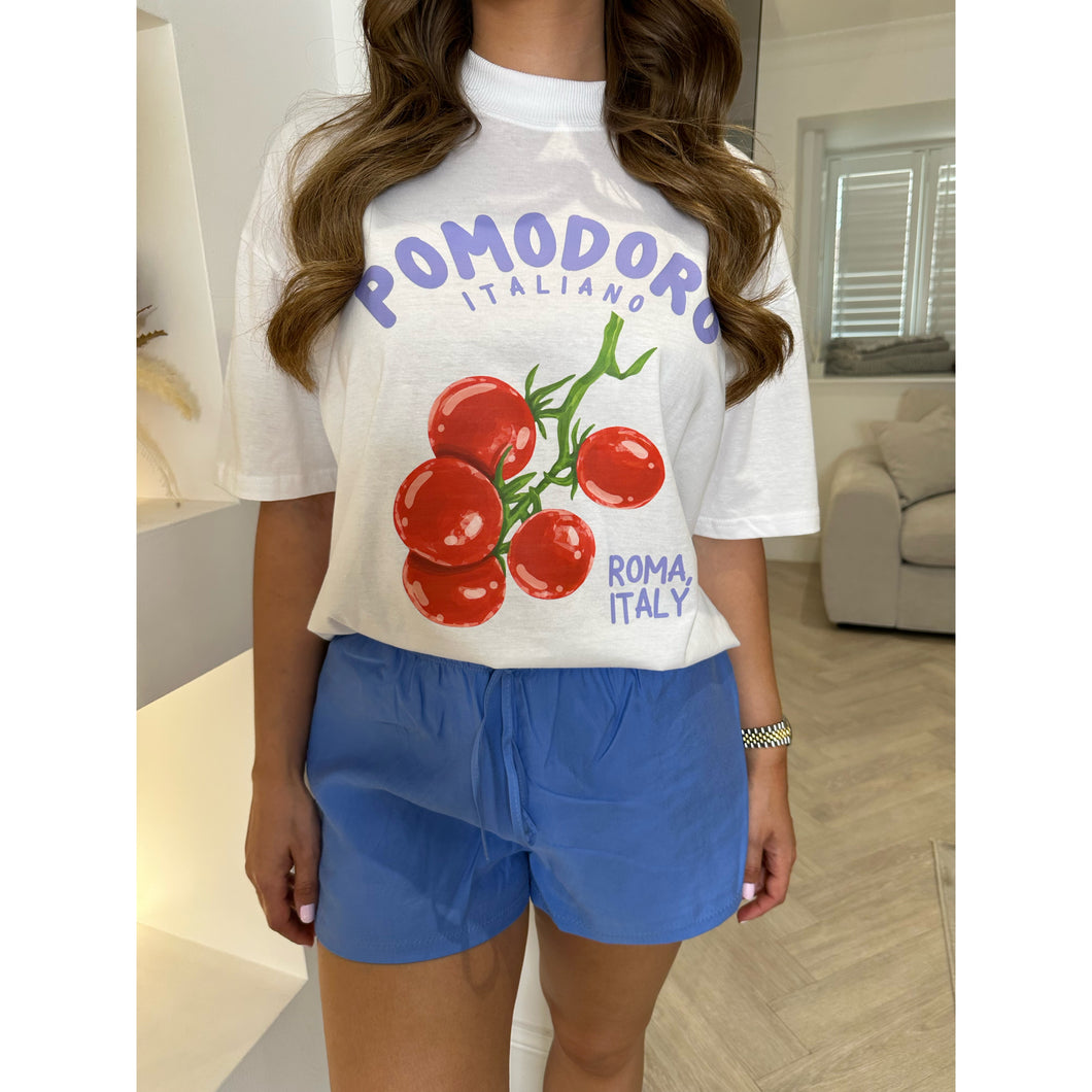 Pomodoro Oversized Graphic Print T-Shirt