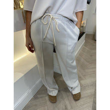 Beige Seam Detail Joggers