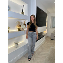 Black Pointelle Cropped T-Shirt